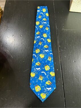 Blue SpongeBob Nickelodeon men’s tie